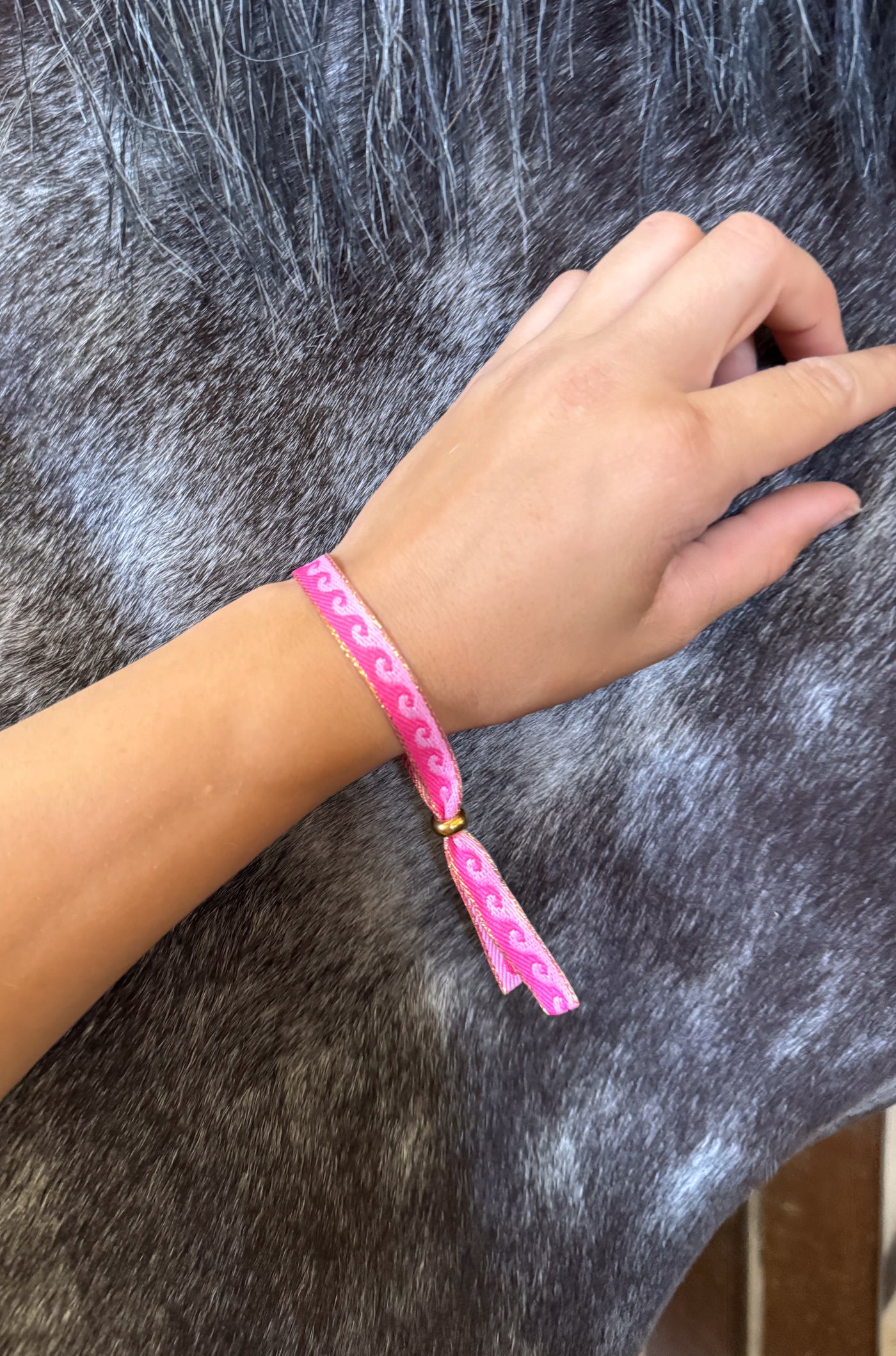 Armband Wave rosa